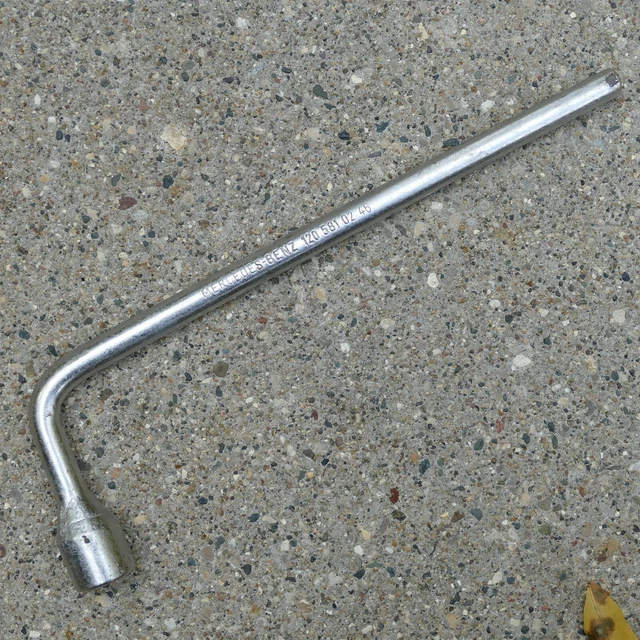 VINTAGE MERCEDESBENZ /HAZET 1205810246 Chrome Wheel Lug Wrench 17mm £