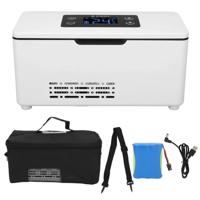 Refrigerator Box Rechargeable Constant Temperature Portable Car Cooler UK