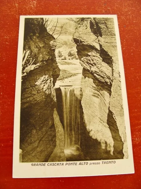 (FP.B09) GRANDE CASCATA PONTE ALTO presso TRENTO (ed. F. Ambrosi)
