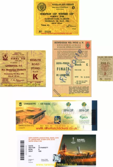 reproduction LIVERPOOL 1966-2022 european champions lge final fcwc ticket [RMT] 2