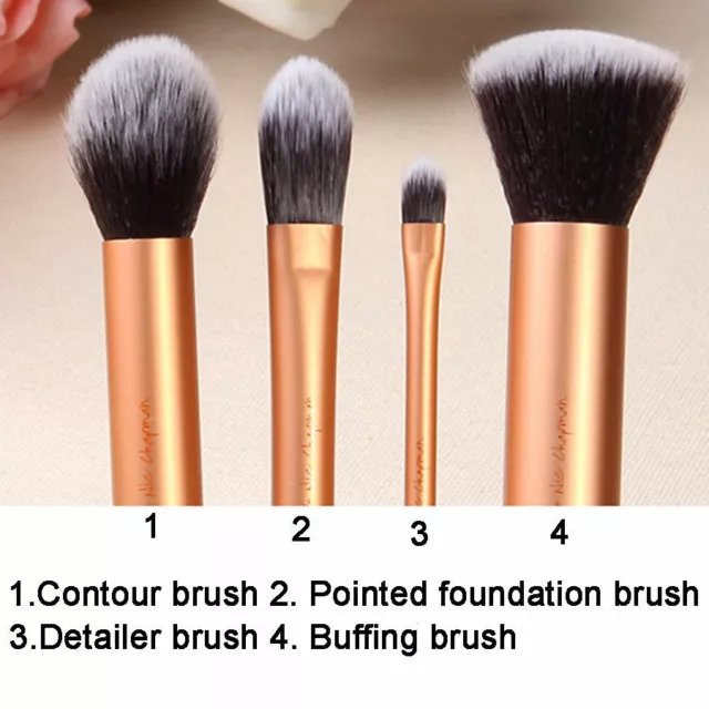 Real Techniques Core Collection Makeup Brushes Kit Starter 4 Sets 2