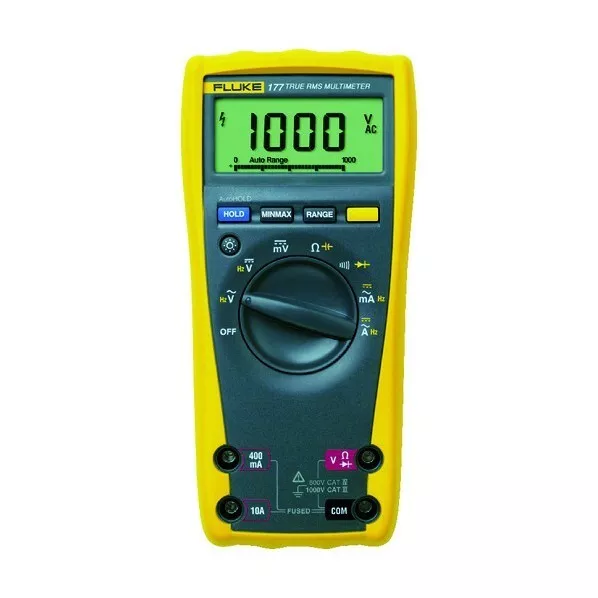 FLUKE 177 Digital Multimeter True RMS Value Backlight Specification