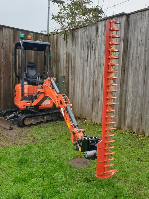 DIGGER HEDGE TRIMMER Cutter hydraulic Kubota Heavy Duty Finger