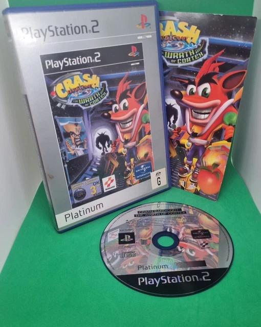 CRASH BANDICOOT THE Wrath of Cortex PS2 Sony PlayStation Game