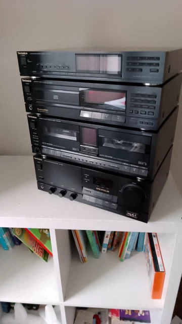 TECHNICS STEREO HI Fi Stack System Su-x999 Amplifier,Cd, Cassette Deck ...
