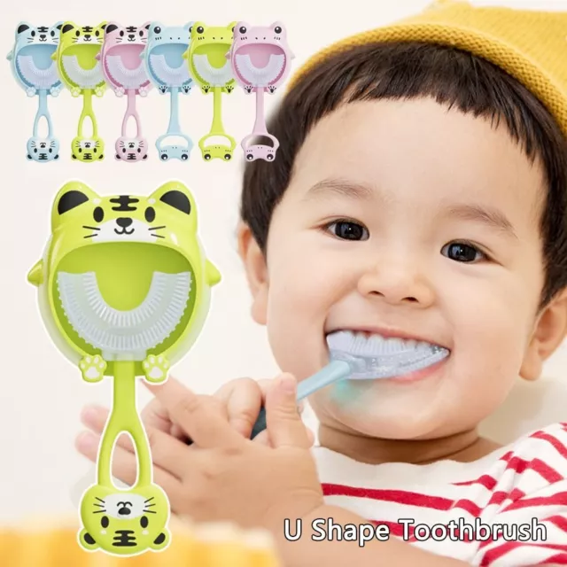 A Dent Enfant Cleaning Brosse Teeth Clean Brush Tooth Brush U Shape Toothbrush