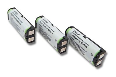 2x Batteria telefono AgfaPhoto kx-fc265 KX-TG 6621gs 6622gb 6622gs 6623gb 6623gs 