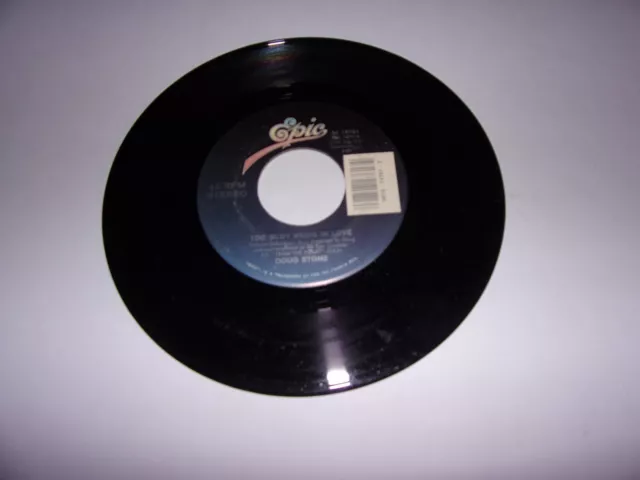 Doug Stone: Too Busy Being In Love / The Workin' End Of A Hoe / 45 Rpm / 1992