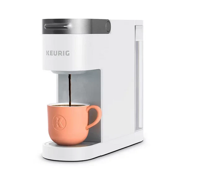 KEURIG KSLIM SingleServe KCup Pod Coffee Maker White 85.99