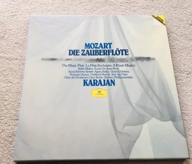 Mozart Die Zauberflote (The Magic Flute) Karajan German Version 1980