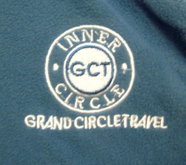 Grand Circle Travel Fleece Vest Unisex XL/XXL Red Inner Circle Cruises Full  Zip
