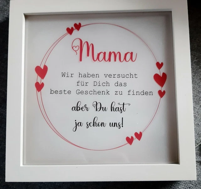 Beleuchteter Bilderrahmen Mit Spruch, Glück Ist...Oma..., Leuchtrahmen