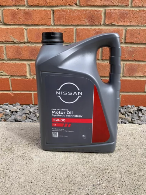 Genuine Nissan Engine Oil 5W/30 C3. 5 Ltr. Ke900 91043. Fully Synthetic Rrp £75.