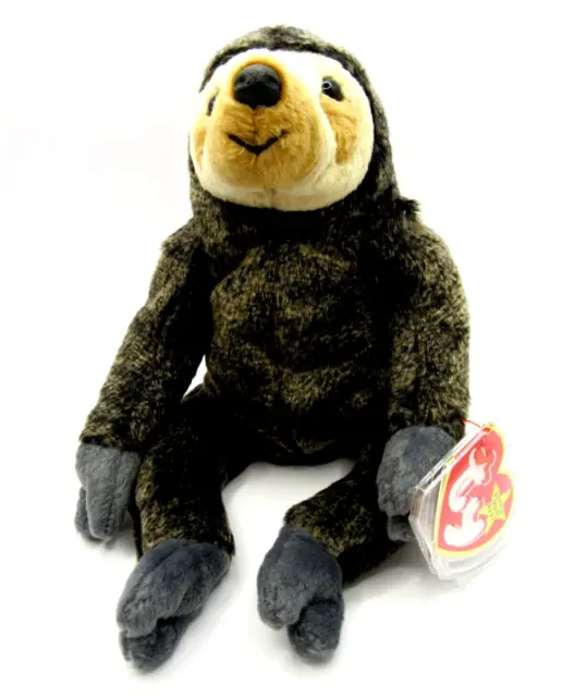 Ty Beanie Baby Slowpoke - Sloth - Mint Condition - Retired With Tags