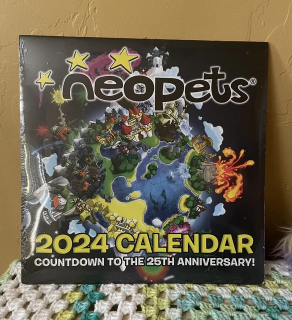 NEOPETS 25TH ANNIVERSARY 2024 Calendar 46.00 PicClick