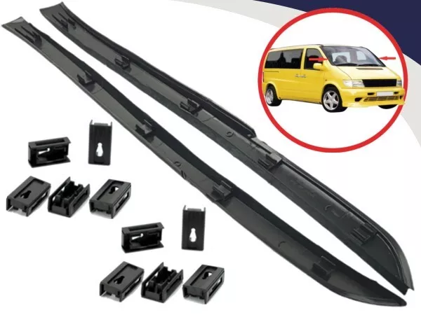 10x MONTAGE MOUNTING CLIPS WINDSHIELD PILLAR COVER TRIM FOR MERCEDES VITO W638