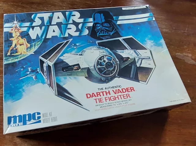 MPC ERTL 8916 DARTH VADER TIE FIGHTER STAR WARS - kit 1/36 NUOVO INTATTO vintage