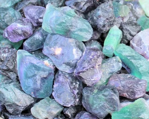 100% Natural Fluorite Rough Stone LB or OZ (Crystal Wholesale Bulk Lots)