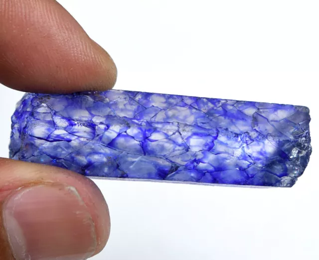 53.60 Ct Natural Beautiful Blue Brazilian Crystal Quartz Top Best Quality Rough