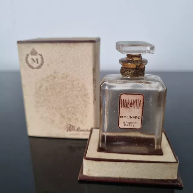 MOLINARD HABANITA Paris Grasse Rare Parfum avec sa Boîte 1920's