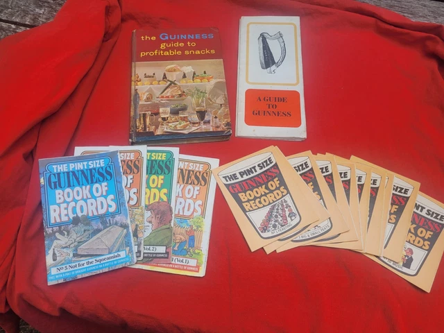 VARIOUS GUINNESS COLLECTABLES, Books And Booklets £16.00 - PicClick UK