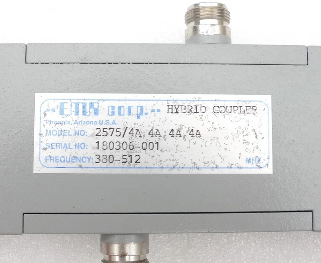EMR CORP.Hybrid Ripetitore Combinatore Accoppiatore Modello 2575/4a Radio 2