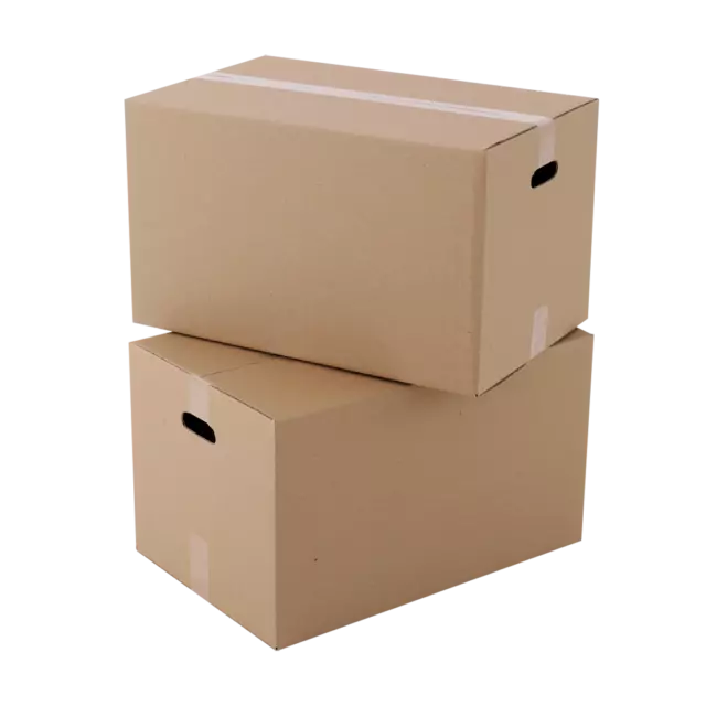 Moving Cardboard Packing Boxes 20 x 70Litres Cartons With Handles- AUS MADE