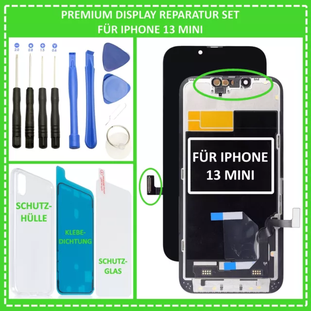 Display Set für iPhone 13 MINI Bildschirm HD LCD 3D Touch Screen OLED Front 5,4"
