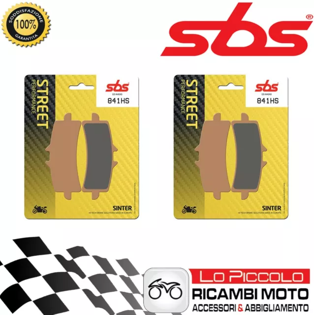 4 Pastiglie Freno Anteriore Sbs Sinterizzate Ducati 1098 S 2007 2008 2009