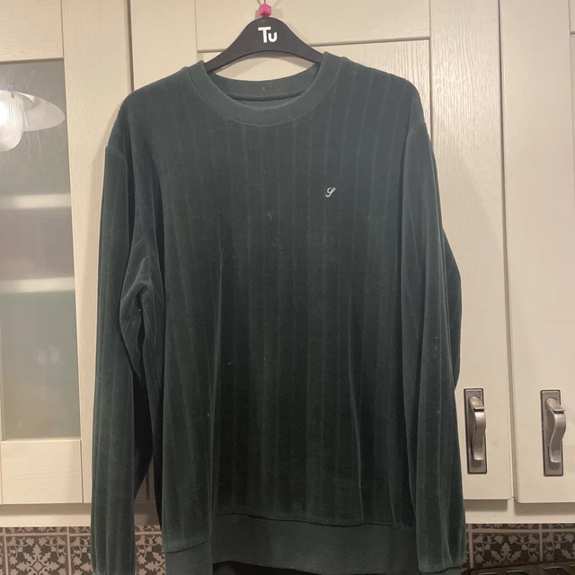 Supreme ribbed velour crewneck top