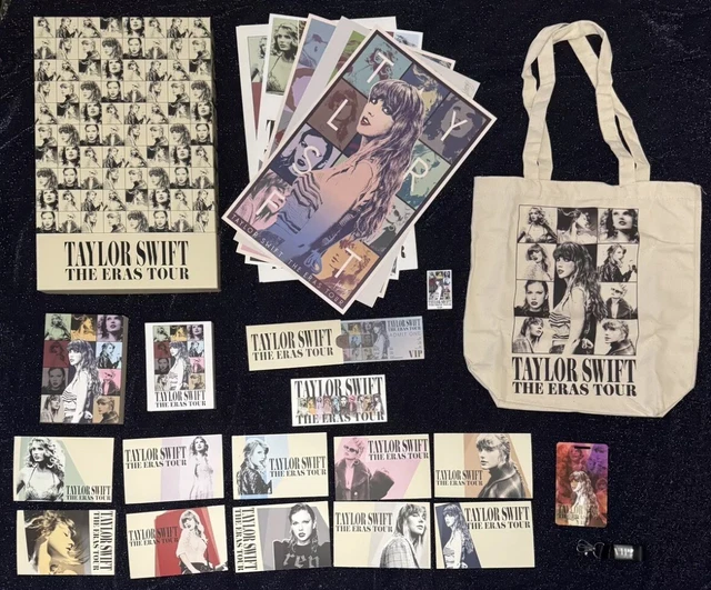 TAYLOR SWIFT THE Eras Tour - VIP Merchandise Box *NEW UNOPENED*. 6 ...