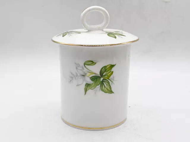 Vintage Paragon Trillium Canadian Provincial Flowers Sugar Bowl Lidded