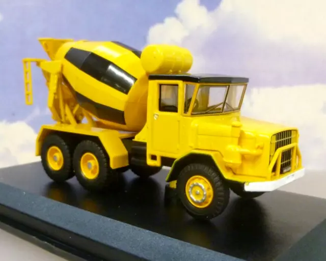Oxford Diecast 1/76/Oo Scale 1973 Aec 690 Concrete/Cement Mixer Yellow 76Acm002