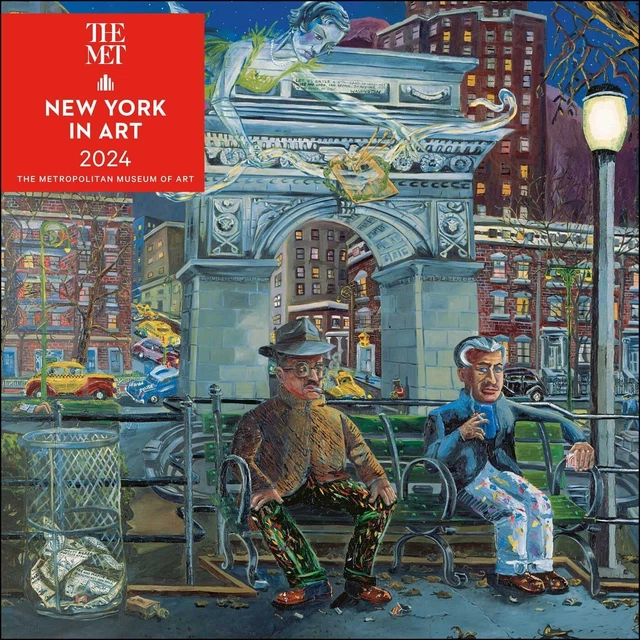 NEW YORK IN Art The Met 2024 Wall Calendar Brand New 769382 15.95