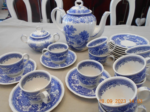 SERVICE A CAFE FAIENCE VILLEROY ET BOCH "BURGENLAND" mettlacher allemagne
