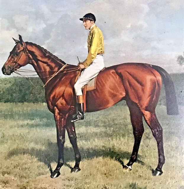 Emil Adam Numbered Ltd. Ed. "Ormonde" Thoroughbred Equestrian Horse Jockey Print