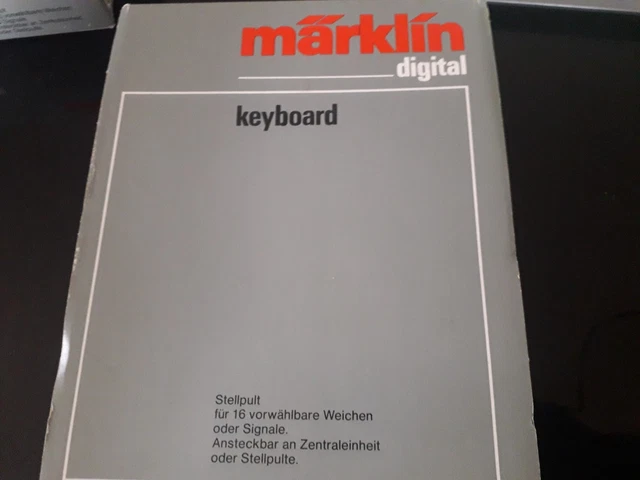 Manuel Professionnel Märklin échelle 1 – Handbuch 1991, Référence 0323, Bon état