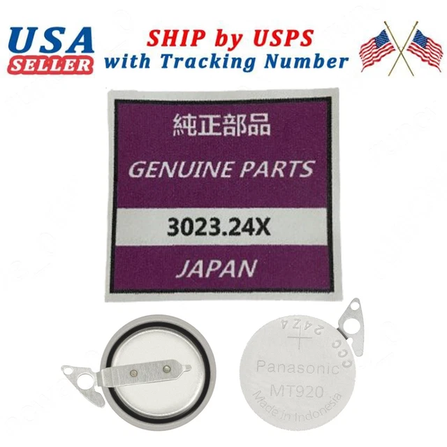 Batteria MT 920 Senza Polableiter Batteria Panasonic MT 920 (GC920) Per Orologi Solari - Tipo Li-Ion, Fabbricata In Indonesia Garmin 1040 Solar - Foto 4