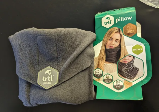 Trtl Super Soft Travel Neck Support Pillow - Gray