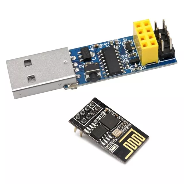 USB zu ESP8266  CH340C ESP-01 ESP-01S Prog WiFi Programmer Downloader Adapt8186