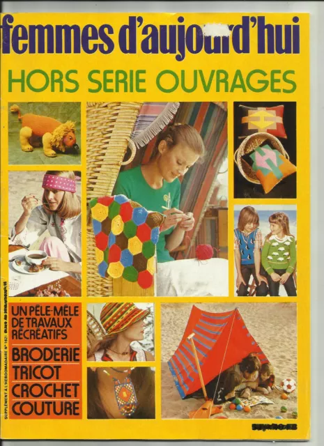 Livre Catalogue Tricot Crochet Broderie Jouets Couture Bijoux Bricolage………….