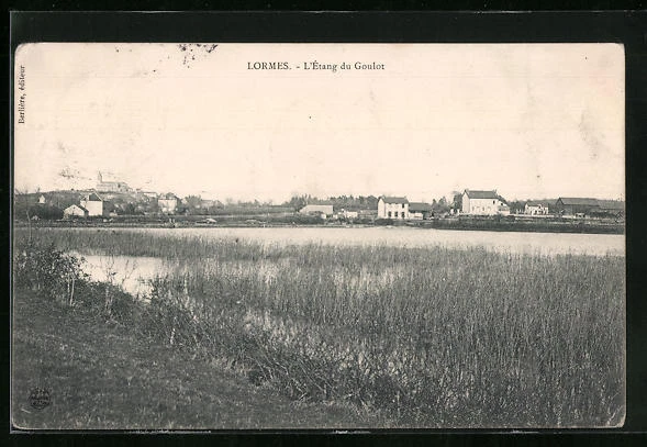 CPA Lormes, l´Étang du Goulot 1907
