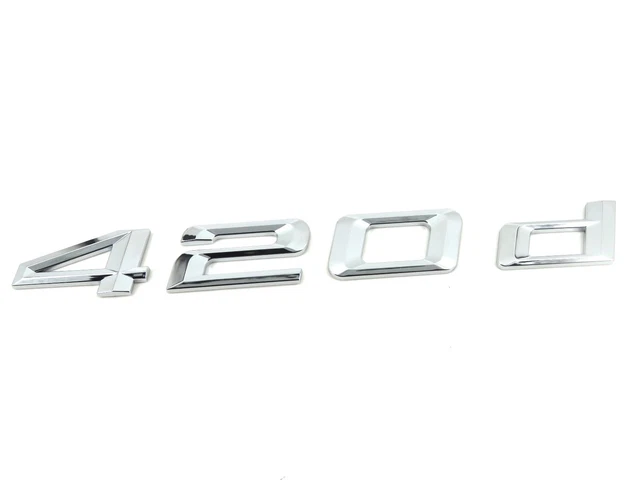 Autocollant Logo Z4 Pour BMW Z4 E85/E89 - Lettres ABS Chrome Noir 130x30mm, Adhésif Fort
