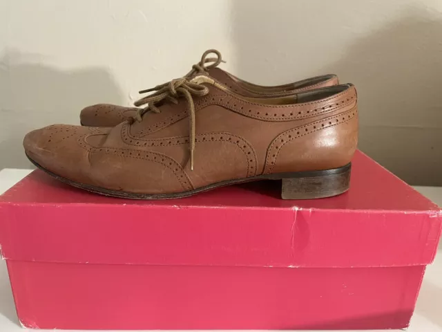 J.Crew Camden Leather Brogues Sz. 6.5 Nutmeg