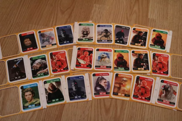 Lot de 4 Cartes de Collection Star Wars - Série Solo - Au choix