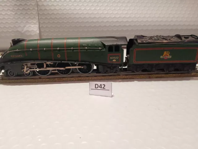 Hornby Dublo OO Gauge 3 Rail 3211 Mallard 4-6-2 #60022 +Tender. Ref.(D42)