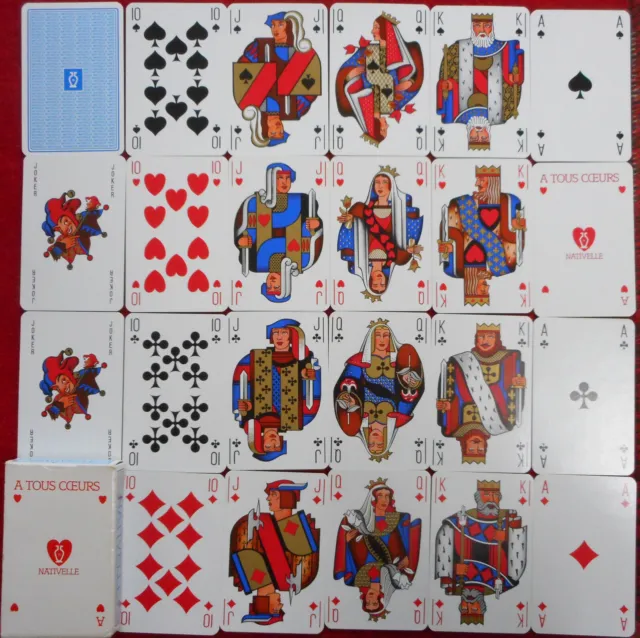 Cartes plastique poker et magie Modiano orange - L'Atout Maître