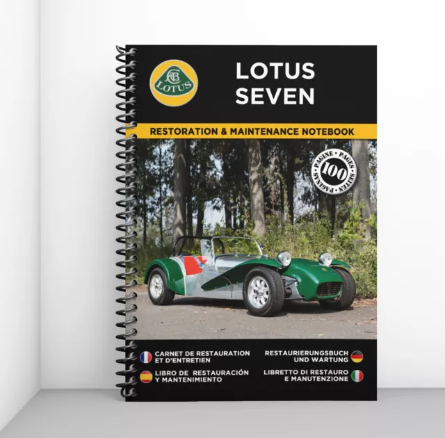 Lotus Seven : Restoration & Maintenance Notebook : Free Shipping