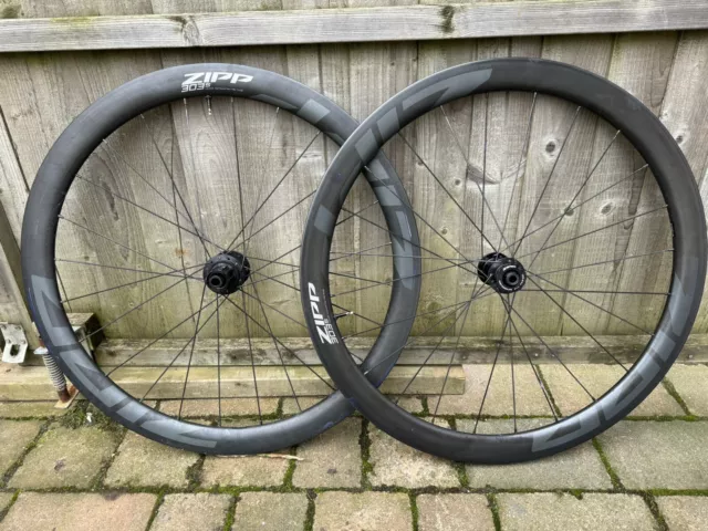 ZIPP 303 S CARBON TUBELESS DISC BRAKE Road/Gravel Wheelset 45mm Great Condition