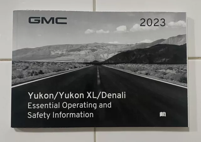 2023 Yukon/Yukon XL/Denali Owners Manual User Guide Reference Book OEM